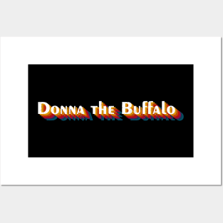 retro vintage Donna the Buffalo Posters and Art